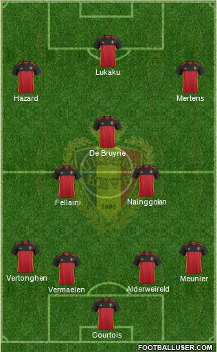 Belgium Formation 2016