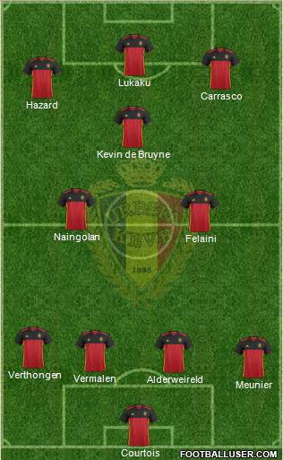 Belgium Formation 2016