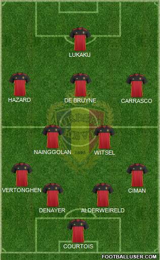 Belgium Formation 2016