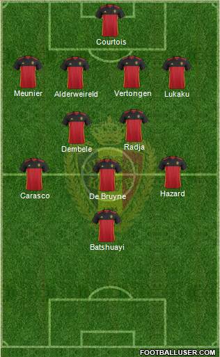 Belgium Formation 2016