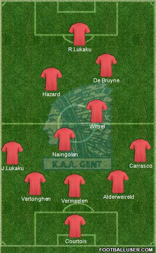 KAA Gent Formation 2016