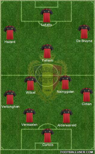 Belgium Formation 2016