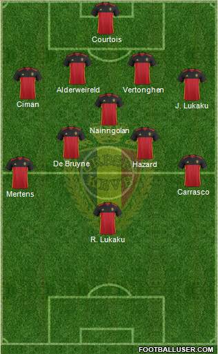 Belgium Formation 2016