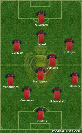 Belgium Formation 2016