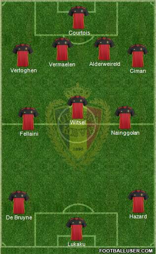 Belgium Formation 2016