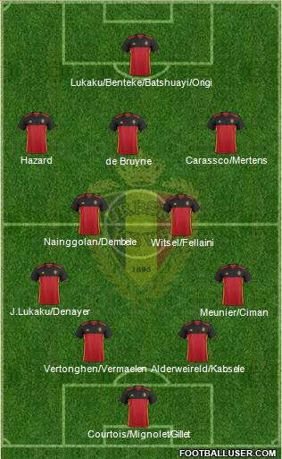 Belgium Formation 2016