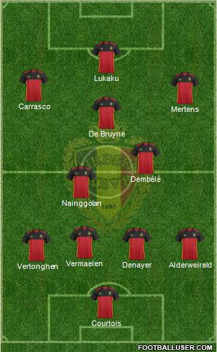 Belgium Formation 2016