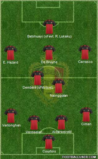 Belgium Formation 2016