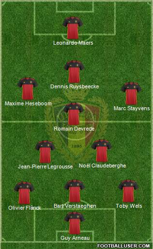 Belgium Formation 2016