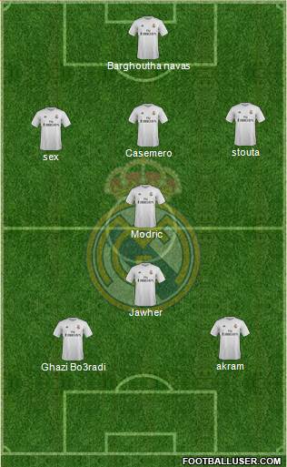 R. Madrid Castilla Formation 2016