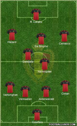 Belgium Formation 2016