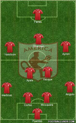 CD América de Cali Formation 2016