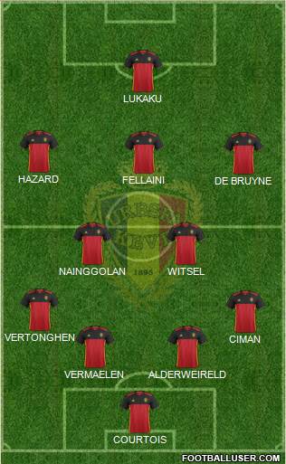 Belgium Formation 2016