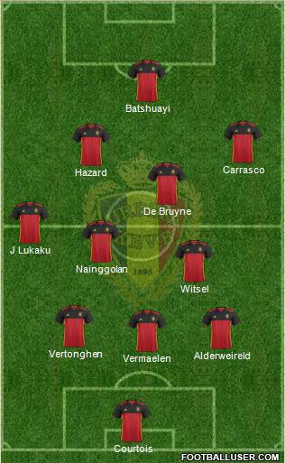 Belgium Formation 2016