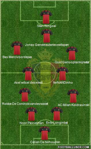 Belgium Formation 2016