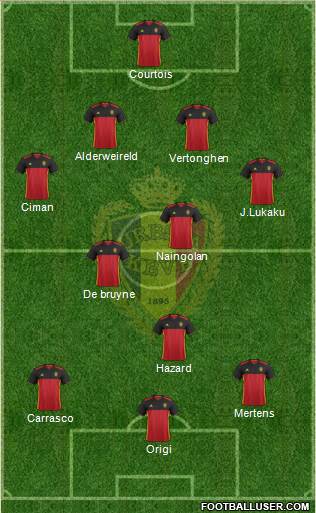 Belgium Formation 2016