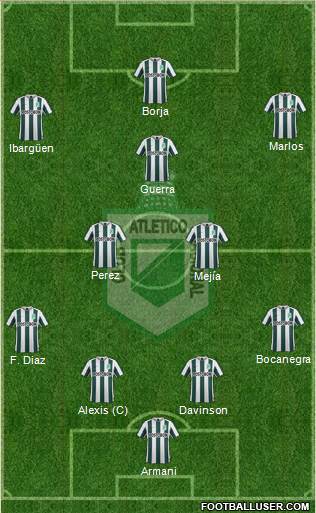 CDC Atlético Nacional Formation 2016