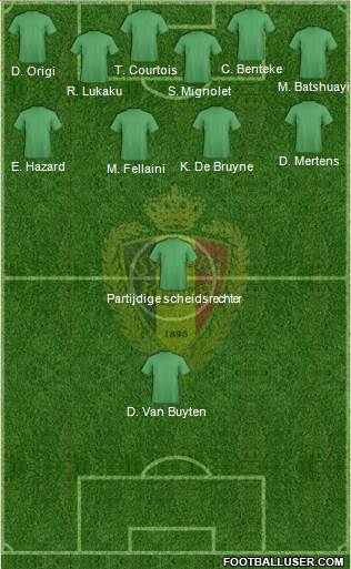Belgium Formation 2016