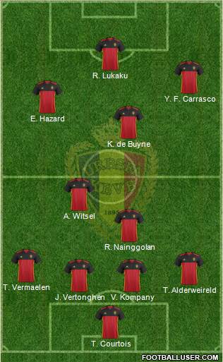 Belgium Formation 2016