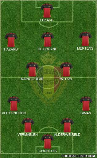 Belgium Formation 2016