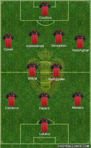 Belgium Formation 2016