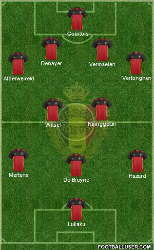 Belgium Formation 2016