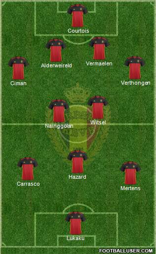 Belgium Formation 2016
