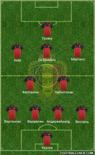 Belgium Formation 2016