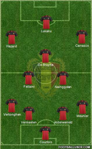 Belgium Formation 2016