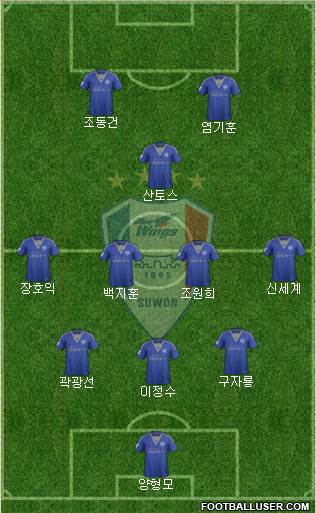 Suwon Samsung Blue Wings Formation 2016