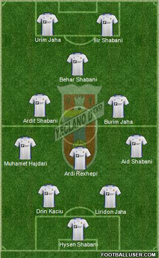 Yeclano Deportivo Formation 2016