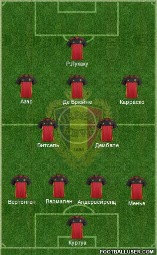 Belgium Formation 2016