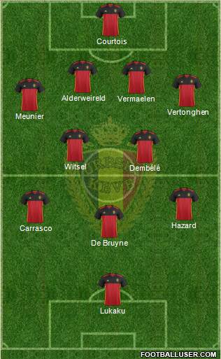 Belgium Formation 2016
