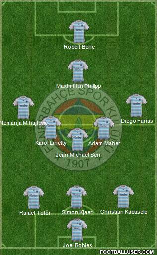 Fenerbahçe SK Formation 2016
