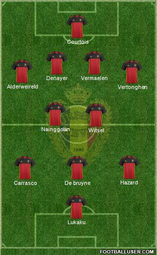 Belgium Formation 2016
