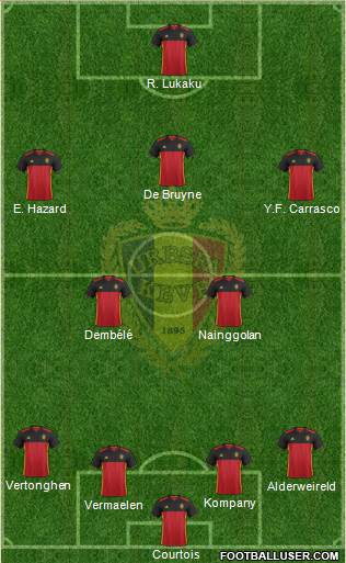 Belgium Formation 2016