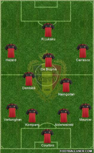 Belgium Formation 2016