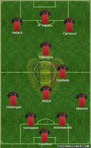 Belgium Formation 2016