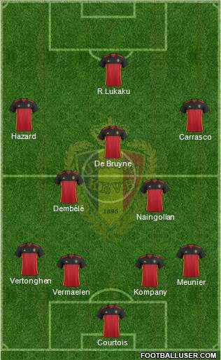 Belgium Formation 2016