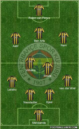 Fenerbahçe SK Formation 2016