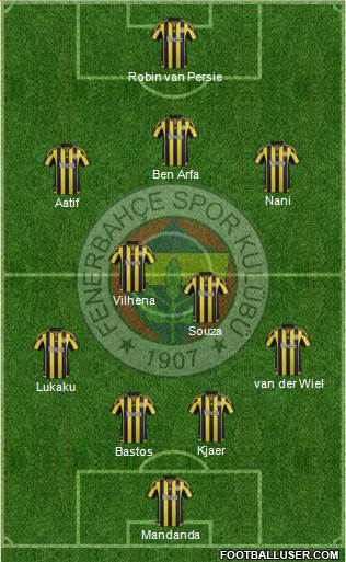 Fenerbahçe SK Formation 2016