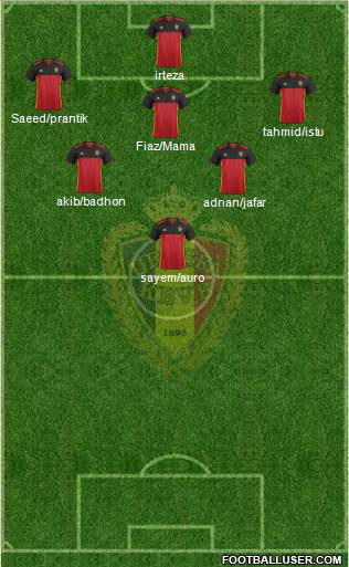 Belgium Formation 2016
