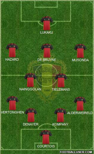 Belgium Formation 2016