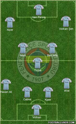 Fenerbahçe SK Formation 2016