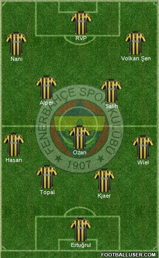 Fenerbahçe SK Formation 2016
