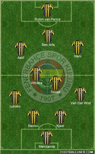 Fenerbahçe SK Formation 2016