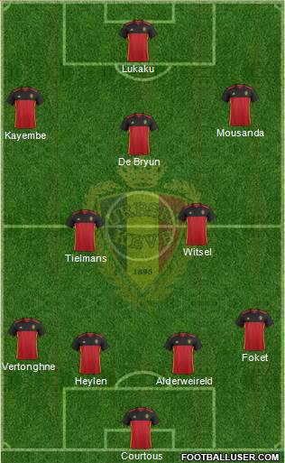Belgium Formation 2016