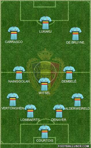 Belgium Formation 2016