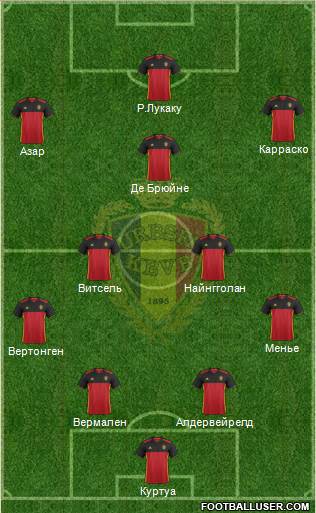 Belgium Formation 2016