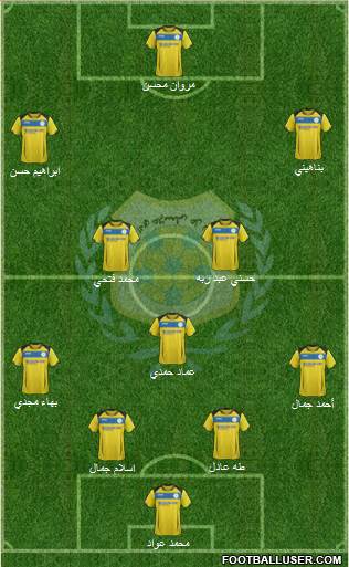 Ismaily Sporting Club Formation 2016